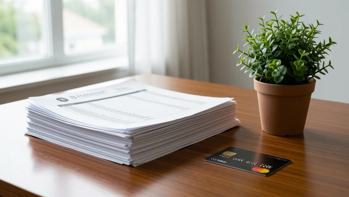 Organized financial documents representing the best unsecured personal loans process