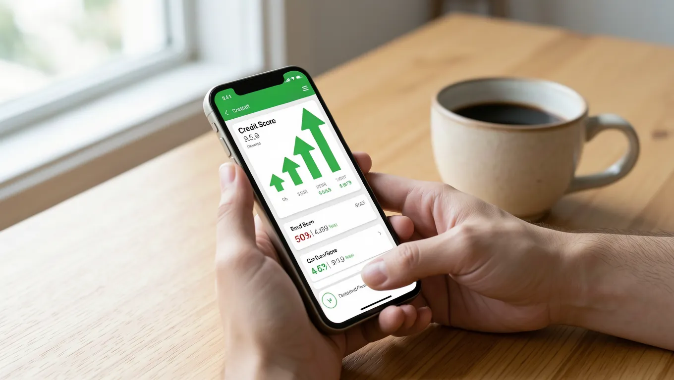 Viewing personal loans online with bad credit options on a mobile device in 2026