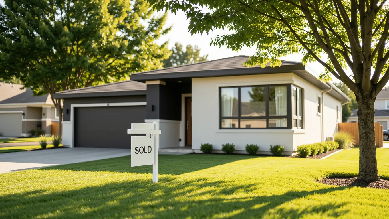 A beautiful modern home representing your next VA loan purchase